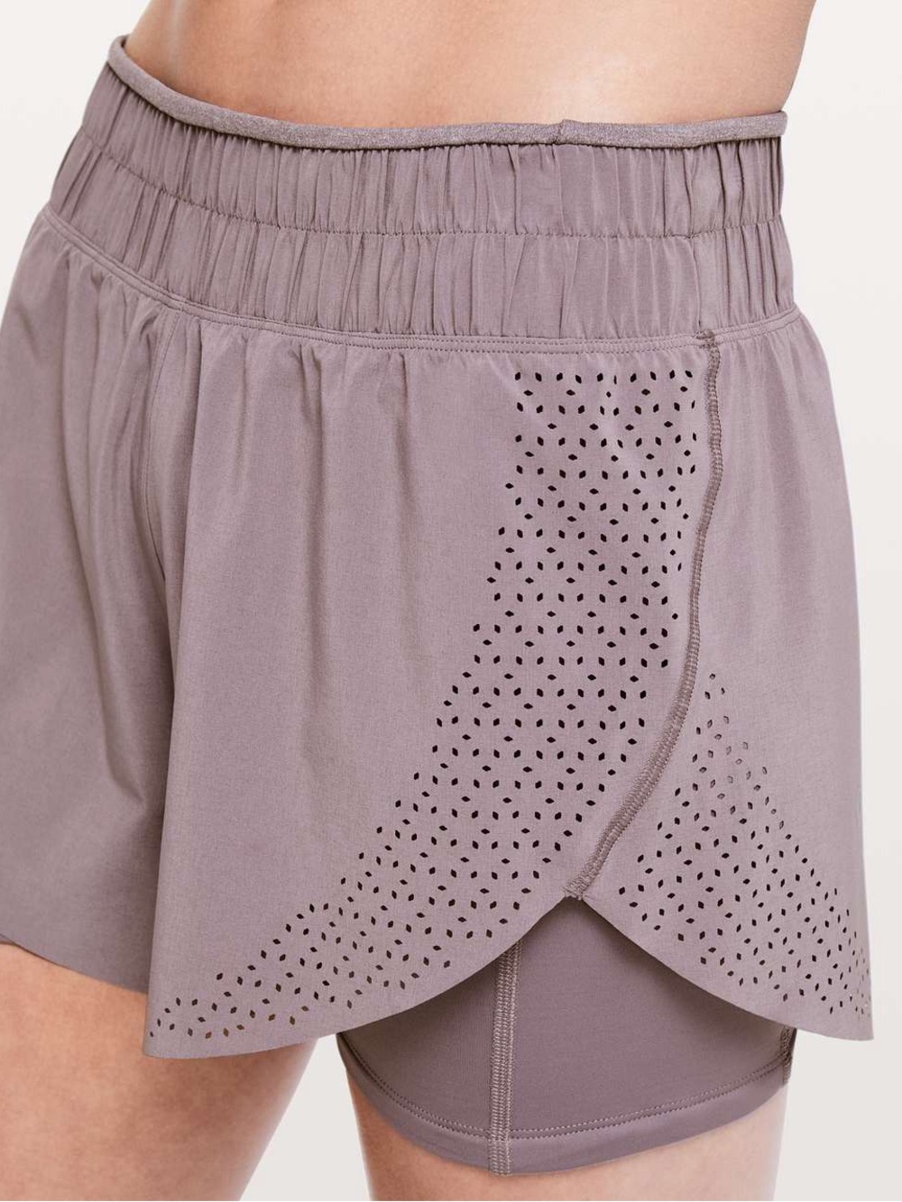 Lululemon Laser Speed Train Short *4.5" Lunar Rock